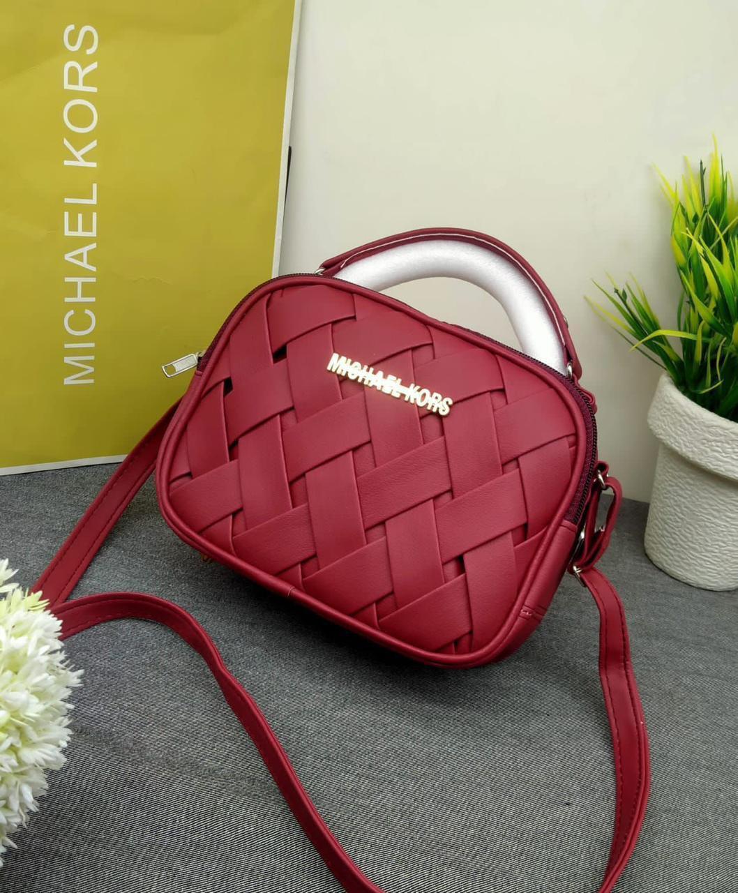 Women's PU Leather Textured Hand Bag